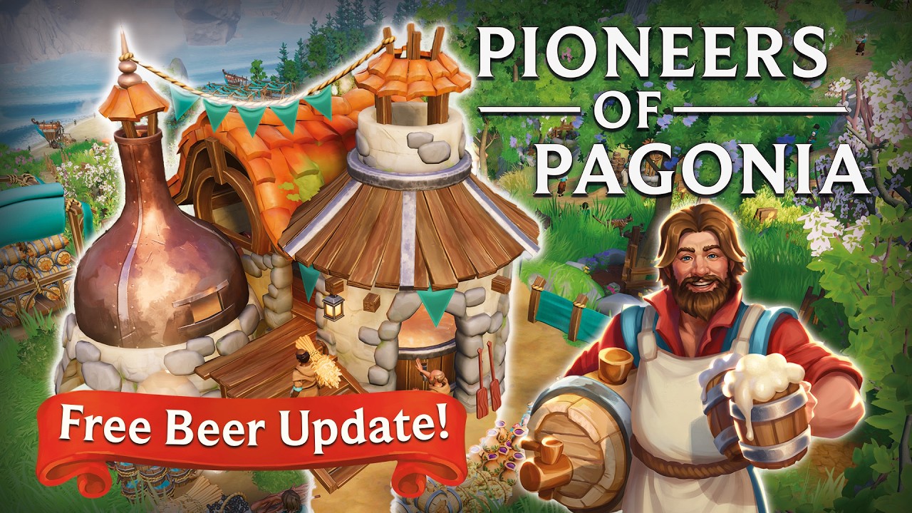 Pioneers of Pagonia получит «пивное» обновление: бесплатная пивоварня, новые угрозы и DLC Meadowsong